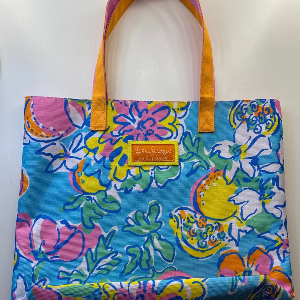 Lilly Pulitzer for Estée Lauder tote bag BRAND NEW